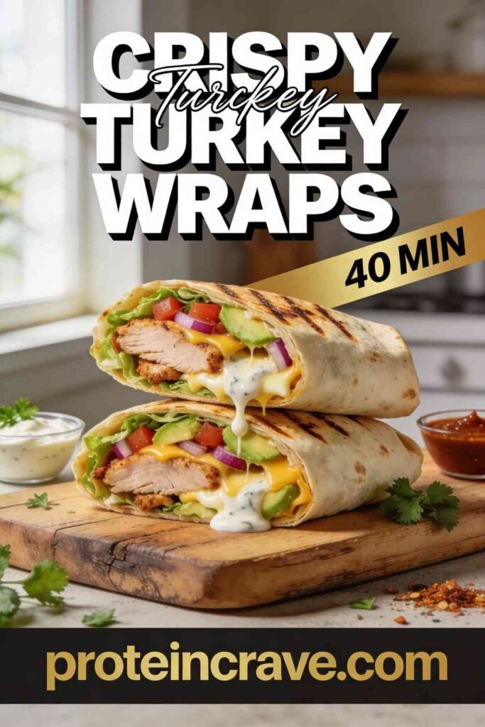Crispy Turkey Wraps (40 Min)