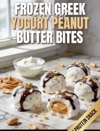 Frozen Greek Yogurt Peanut Butter Bites