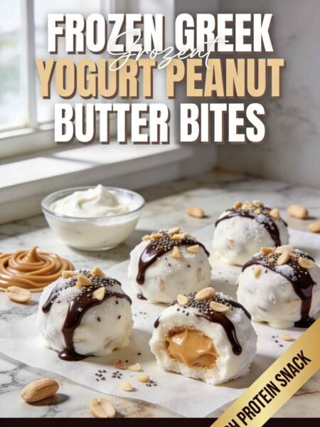 Frozen Greek Yogurt Peanut Butter Bites