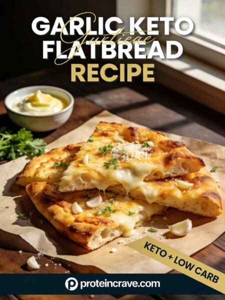 Garlic Keto Flatbread Recipe
