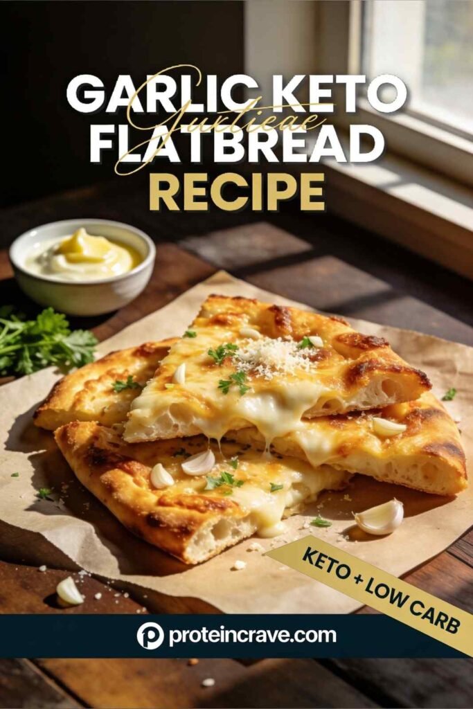 Garlic Keto Flatbread Recipe