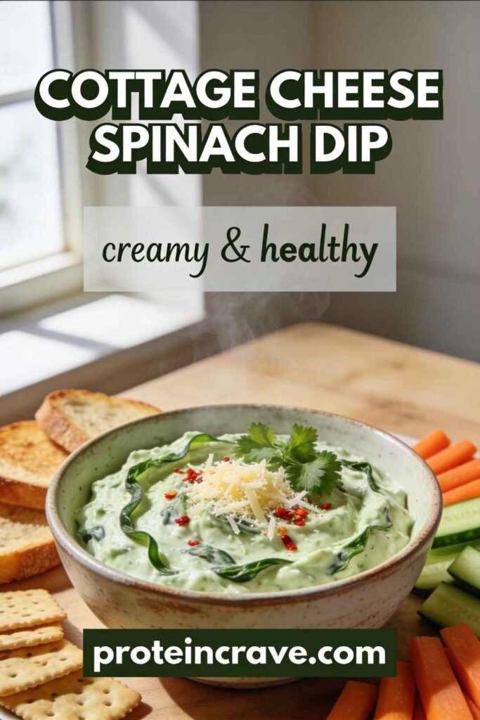 Cottage Cheese Spinach Dip