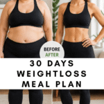 30 days weightloss meal plan