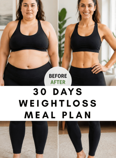 30 days weightloss meal plan