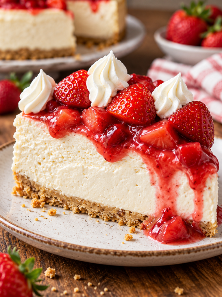 No-Bake Strawberry Cheesecake Dessert