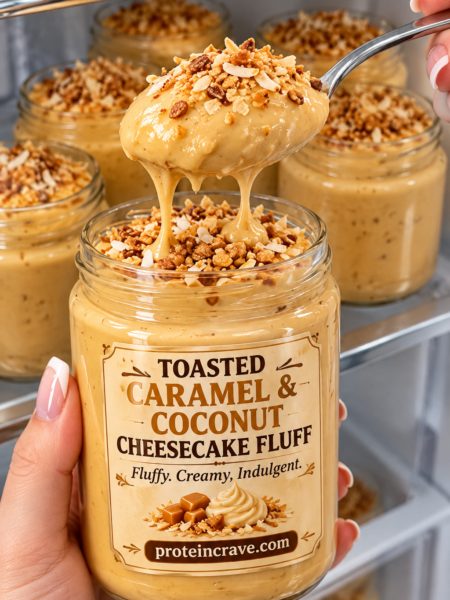 Toasted Caramel & Coconut Cheesecake Fluff