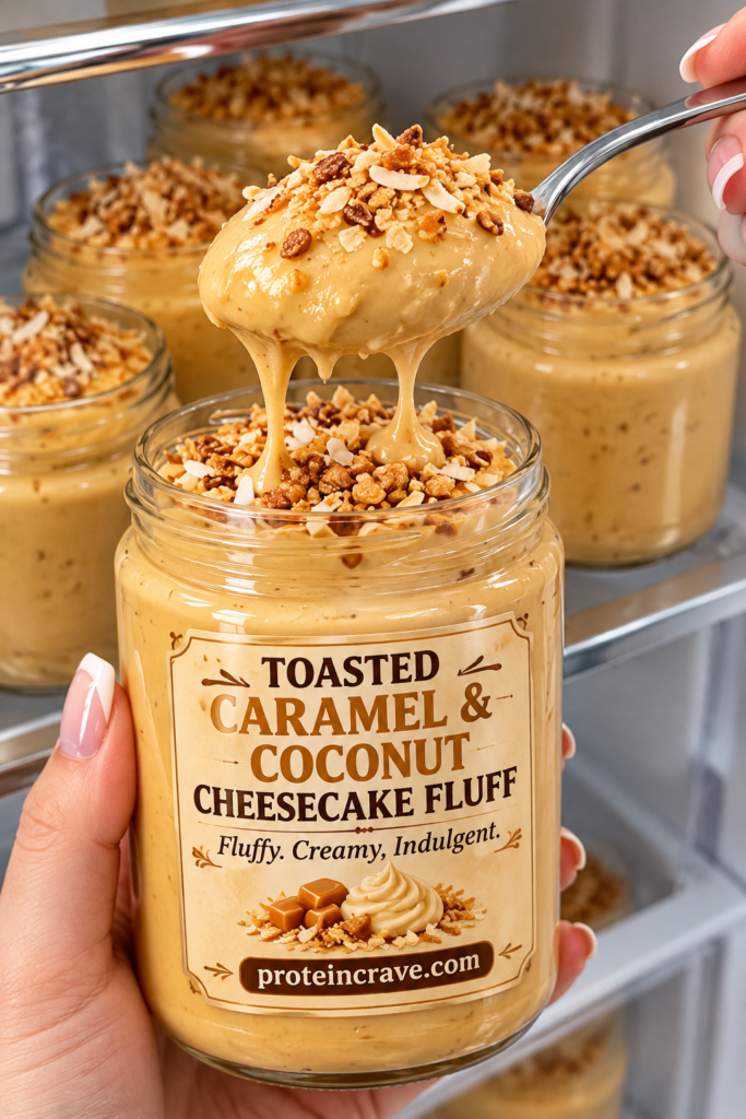 Toasted Caramel & Coconut Cheesecake Fluff