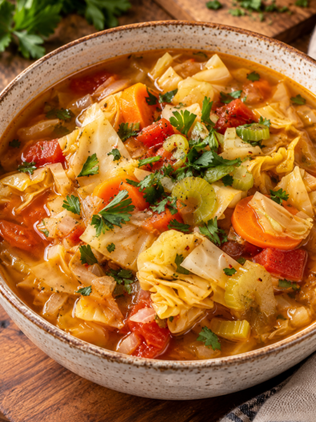 High Protein Cabbage Soup