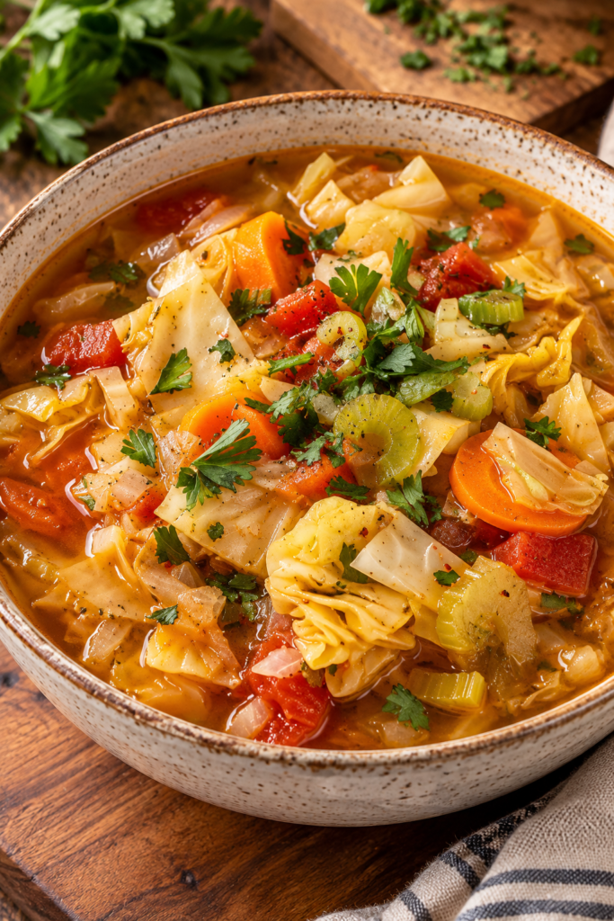 High Protein Cabbage Soup