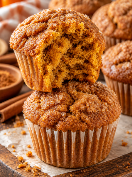 Easiest Pumpkin Muffins